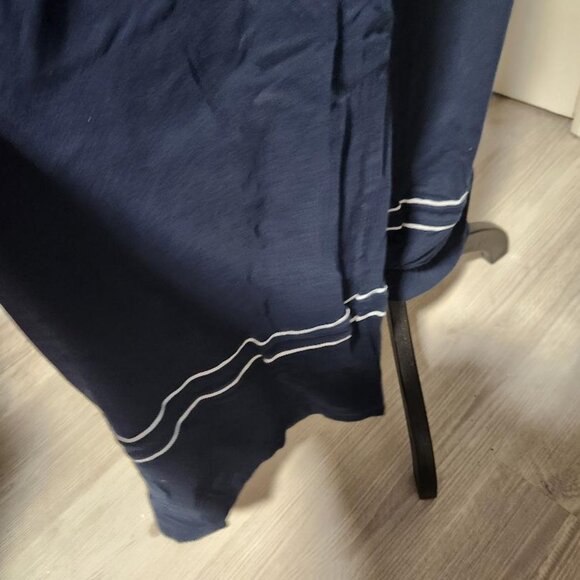 La Ligne NYC Women's 100% Cotton Bonne Nuit Pajama Set Navy Sz M MSRP $295 - Picture 8 of 12